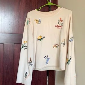 Madewell botanical sweatshirt